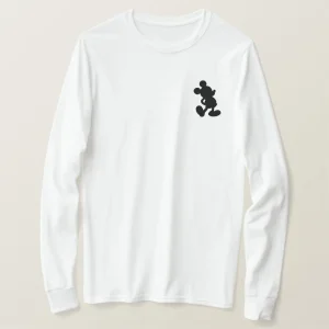 Mickey Silhouette-Black-Embroidered-Long-sleeve-Shirt04