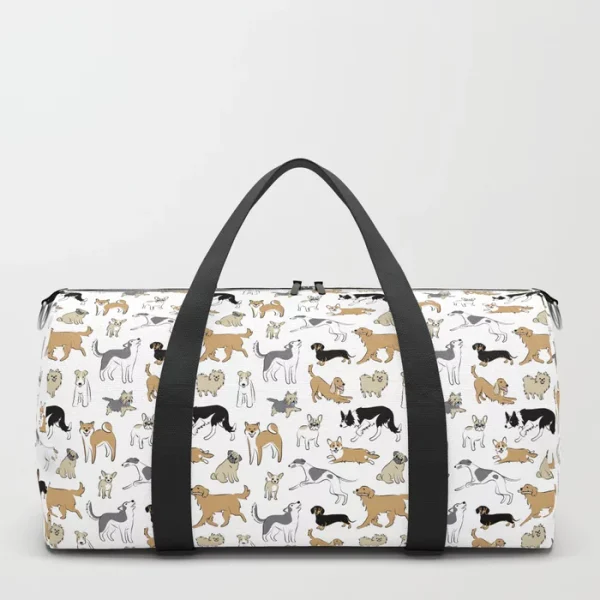 dogs-duffle-bags-front view